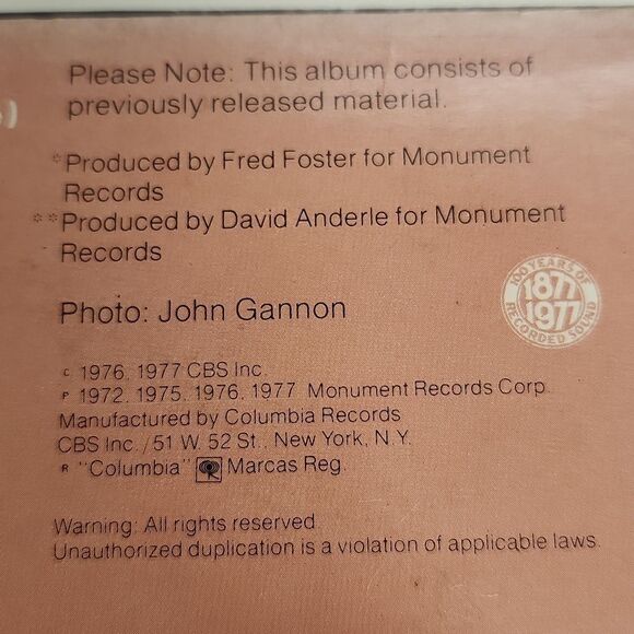 Songs of Kristofferson 1977 Vinyl Record Album - Picture 3 of 11